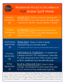 Spirit Week Days 2025